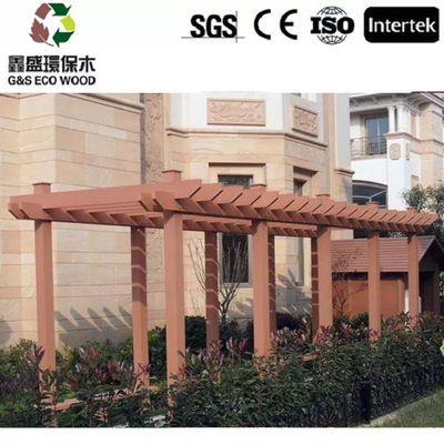 Vật liệu Pergola composite vân gỗ chống nấm mốc Pergola WPC 5.4M 5.9M