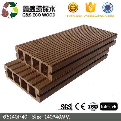 Mô hình 3D Ván sàn rỗng WPC Khả năng thích ứng nhiệt độ mạnh Sàn gỗ tổng hợp sinh thái