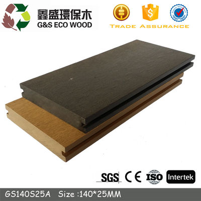 Gạch lát sàn composite bằng gỗ có thể tái chế 140 X 25 mm Sàn composite rắn