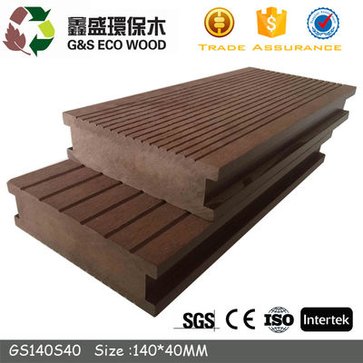 Gạch lát sàn composite bằng gỗ có thể tái chế 140 X 25 mm Sàn composite rắn