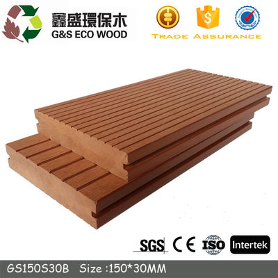 Gạch lát sàn composite bằng gỗ có thể tái chế 140 X 25 mm Sàn composite rắn