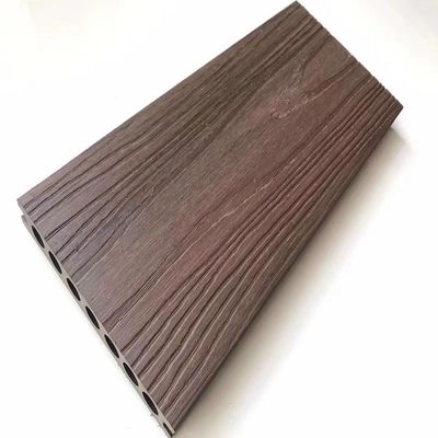 146 X 22mm Rỗng WPC Co Ván sàn ép đùn Ban công Chống trượt Ván sàn 3,6 M