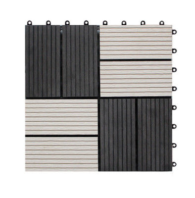 Chống ăn mòn 20 mm Smooth Diy Wpc Decking Garden Wood Plastic Composite Tiles