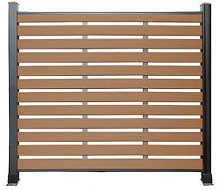 Tấm hàng rào WPC 1,5M 1 Tấm hàng rào trang trí composite thân thiện với ECO chống ẩm