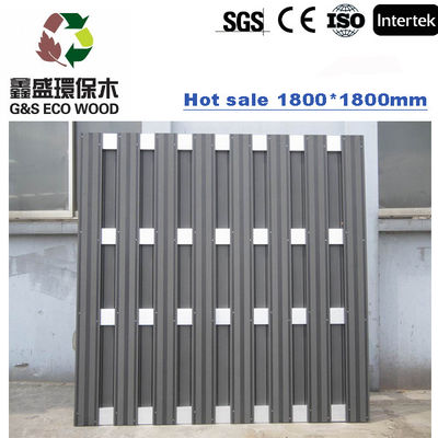 Tấm hàng rào WPC chống ẩm 200mm Tấm hàng rào composite ngoài trời chống ăn mòn