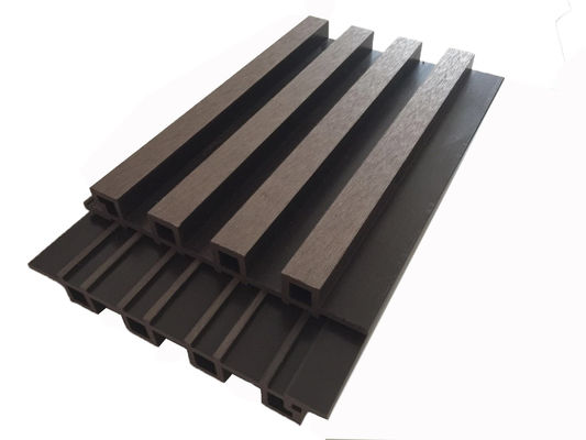 Tấm ốp tường bằng gỗ chống trượt kiểu dáng đẹp Tường ngoại thất 3D Tấm ốp tường Wpc ngoài trời