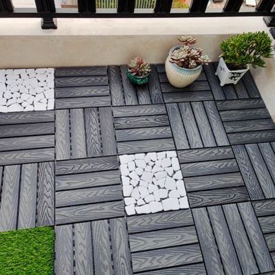 Tấm ván sàn composite tái chế 135 X 25mm Ván sàn composite Solid Edge