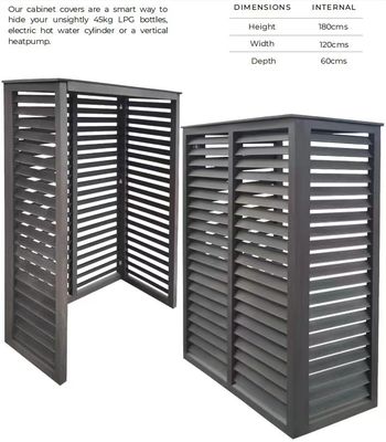 880mm Ductless Mini Outdoor AC Unit Cover Điều hòa không khí WPC ngoài trời